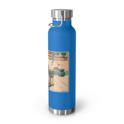Mischievous Mice on Wheels Copper Vacuum Insulated Bottle, 22 oz