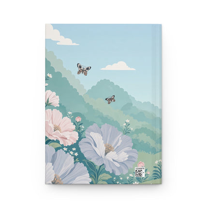 🌸🦋 The Lady Of The Butterfly Garden Hardcover Journal – Art Deco Floral Whimsy