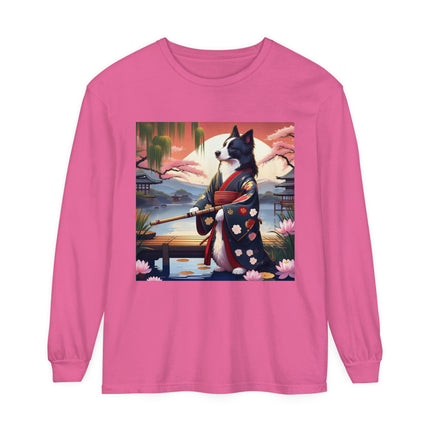 Border Collie Warrior Long Sleeve T-Shirt