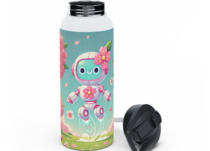 Sakura Sentinel Stainless Steel Water Bottle, Standard Lid