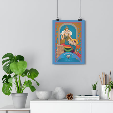 April & Diamond (from the Gem Series) by Sofia Chiostri Giclée Art Print
