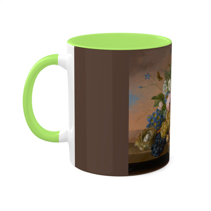 Floral Still Life by Franz Xaver Petter Colorful Mugs, 11oz