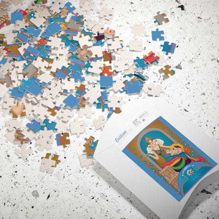 April & Diamond (from the Gem Series) by Sofia Chiostri Puzzle (110, 252, 500, 1014-piece)