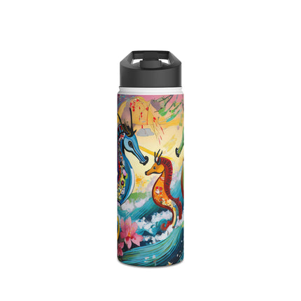 Seahorse Symphony Stainless Steel Water Bottle