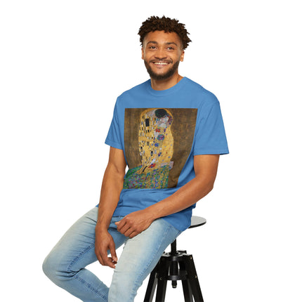 The Kiss by Gustav Klimt Unisex Garment-Dyed T-shirt