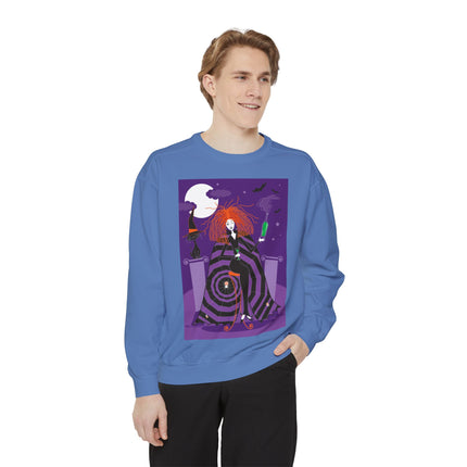 Mystic Elegance Unisex Garment-Dyed Sweatshirt