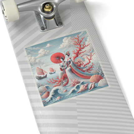 Ladies by the Quiet Sea Kiss-Cut Stickers (4 Sizes)
