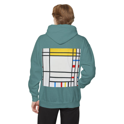Place de la Concorde by Piet Mondrian Unisex Garment-Dyed Hoodie