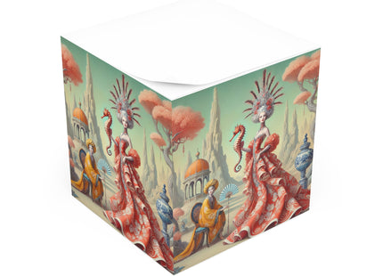 The Seahorse Court Note Cube