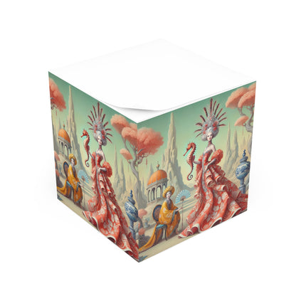 The Seahorse Court Note Cube