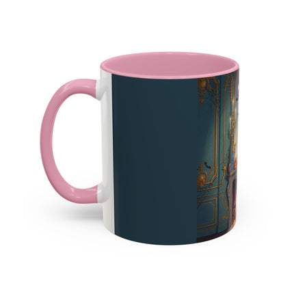 🕯️🎃 The Moonlit Manor Drawing Room Colorful Mug – Elegant Halloween Charm