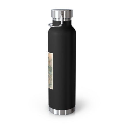 Rita Rides on the Dolphin by Warwick Goble Copper Vacuum Insulated Bottle, 22oz