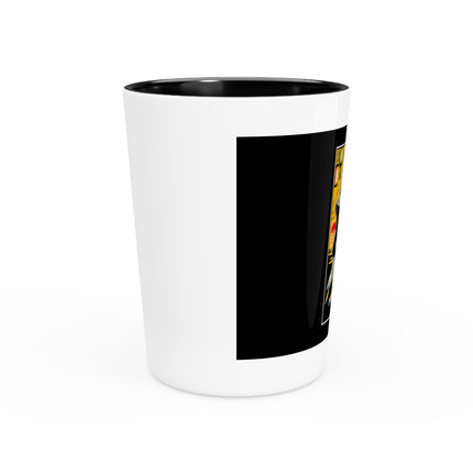 Golden Embrace Ceramic Shot Glass