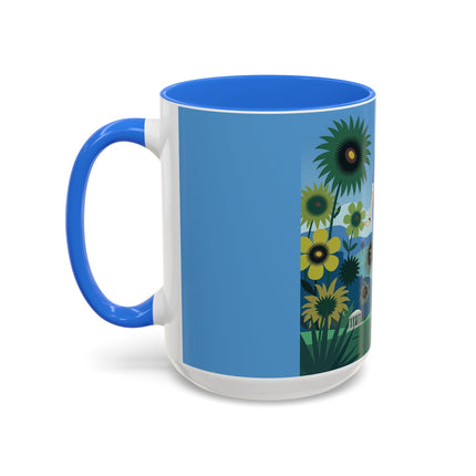 The Secret Language Of Flowers Colorful Mugs – Art Deco Botanical Elegance