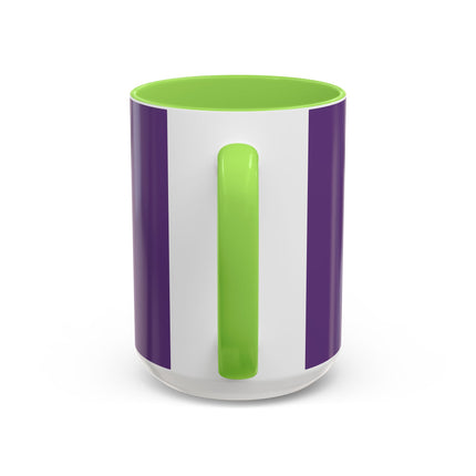 🎁✨ The Lavender Christmas Masquerade Colorful Mug – Art Deco Holiday Fantasy