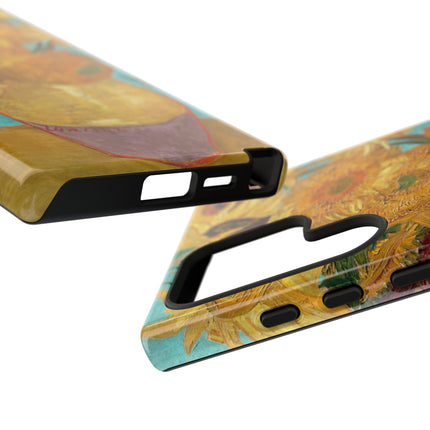 Vase with Twelve Sunflowers by Vincent Van Gogh Phone Cases
