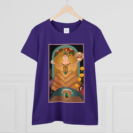 June & Pearl, Alexandrite (from the Gem Series) by Sofia Chiostri Women's Midweight Cotton Tee