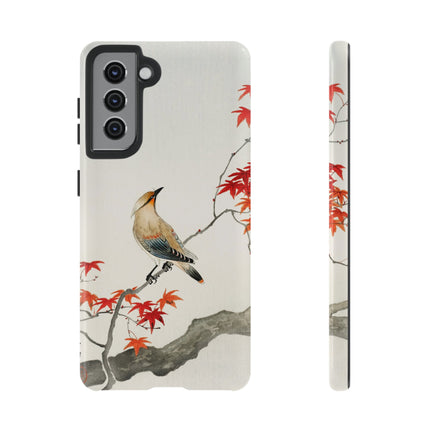 Japanese Bird on Maple by Ohara Koson Phone Cases