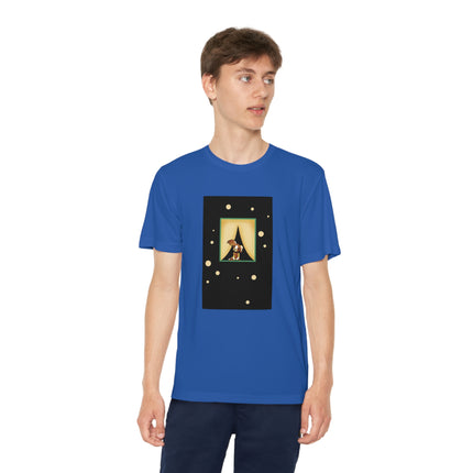 Playful Paws Youth Competitor Tee – Vintage Charm & Curious Adventure