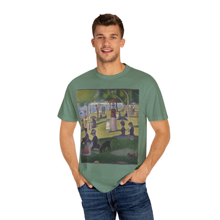 A Sunday on La Grande Jatte by Georges Seurat Unisex Garment-Dyed T-shirt