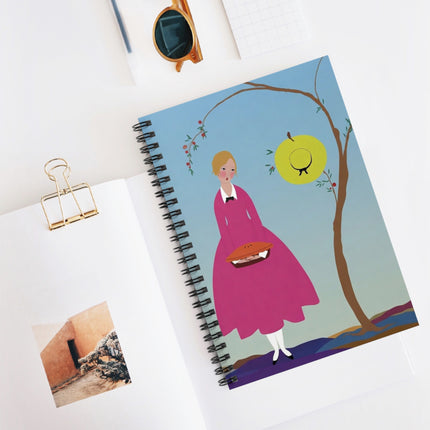 Apple Pie Day Spiral Notebook – Whimsical Charm & Sweet Innocence