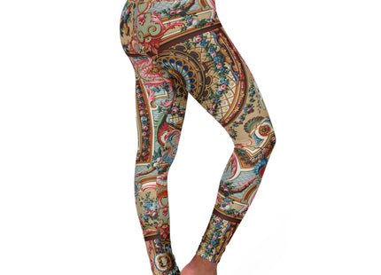 L'Ornement Polychrome by Albert Racine High Waisted Yoga Leggings (AOP)