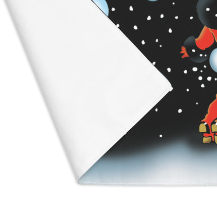 Festive Snowball Placemat, 1pc