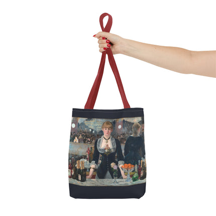 A Bar at the Folies-Bergère by Edouard Manet Tote Bag (AOP)