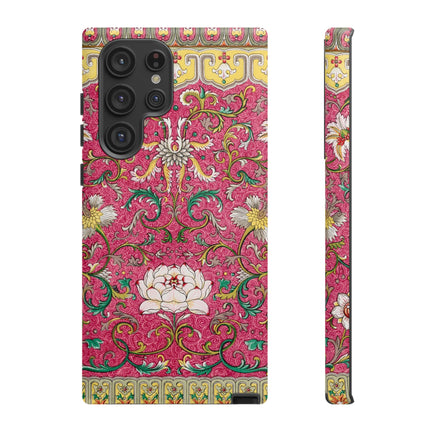 Pink Floral Pattern by Owen Jones Phone Cases