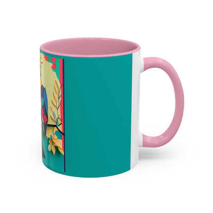 Curious Crow Colorful Mugs (11oz, 15oz)
