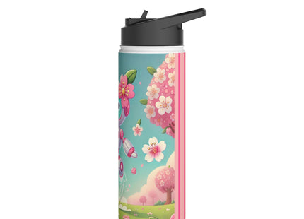 Sakura Sentinel Stainless Steel Water Bottle, Standard Lid
