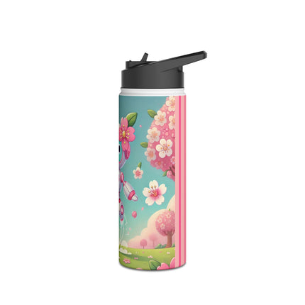 Sakura Sentinel Stainless Steel Water Bottle, Standard Lid
