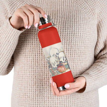 The Three Skulls by Paul Cézanne Copper Vacuum Insulated Bottle, 22oz