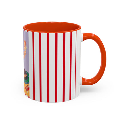 Art Deco Christmas Colorful Mugs (11oz, 15oz)