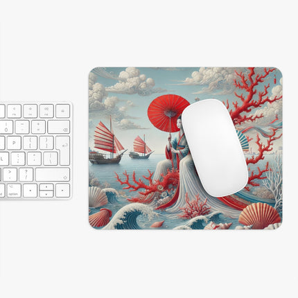 Ladies by the Quiet Sea Mouse Pad
