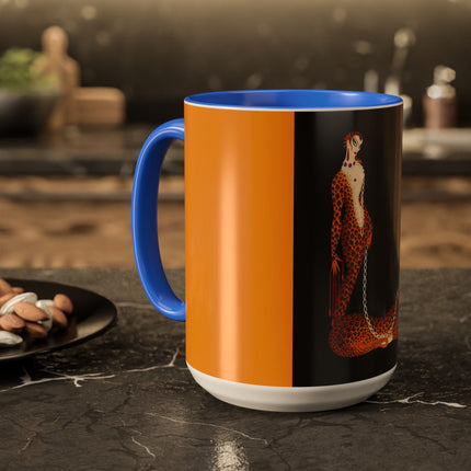 Leopard Queen Colorful Mugs – Wild Beauty & Art Deco Glamour