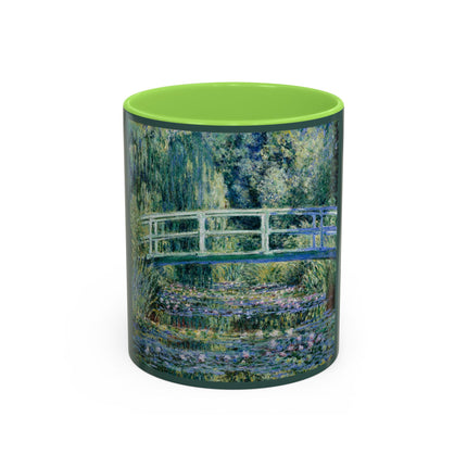 Water Lilies and Japanese Bridge by Claude Monet Colorful Mugs (11oz, 15oz)