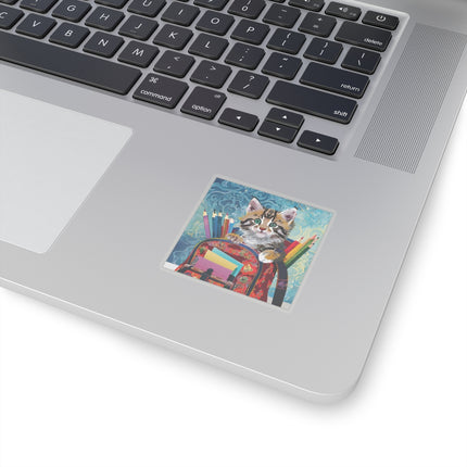 Whiskered Wanderings Kiss-Cut Stickers (4 Sizes)