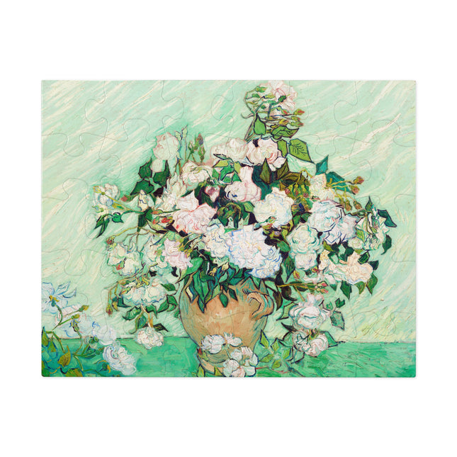 Roses by Vincent Van Gogh Puzzle (30, 110, 252, 500-Piece)