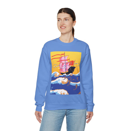 Golden Seas and Whimsical Dreams Heavy Blend™ Crewneck Sweatshirt