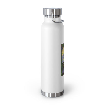 Whispers of Love: A Vintage Art Deco Fairytale Copper Vacuum Insulated Bottle, 22oz