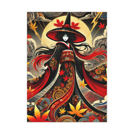 Kabuki Witch Postcards (envelopes included) - Bundles of 10, 30, 50 Pieces