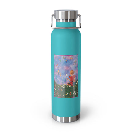 Whimsical Moments Copper Vacuum Insulated Bottle, 22 oz