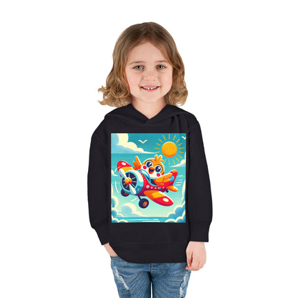 Joyful Bird Aviator Toddler Pullover Fleece Hoodie