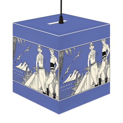 Coastal Elegance Light Cube Lamp