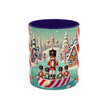 Nutcracker Candy-Striped Adventure Colorful Mugs (11oz, 15oz)