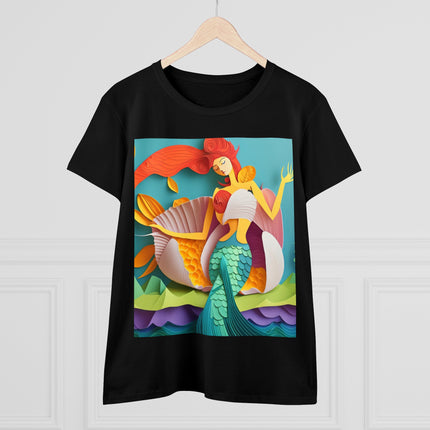 Charming Mermaid Women's Midweight Cotton Tee