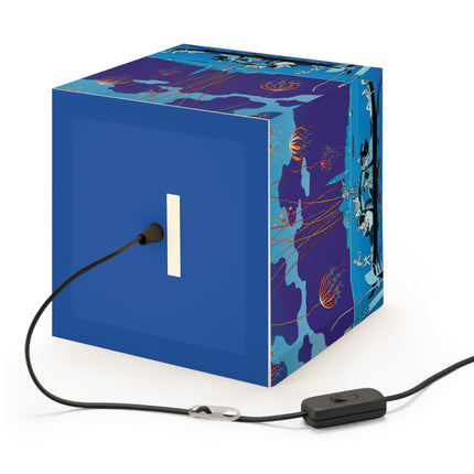 Fireworks in Venice by George Barbier Light Cube Lamp