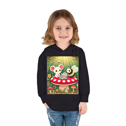Tea Time Friends Toddler Pullover Fleece Hoodie