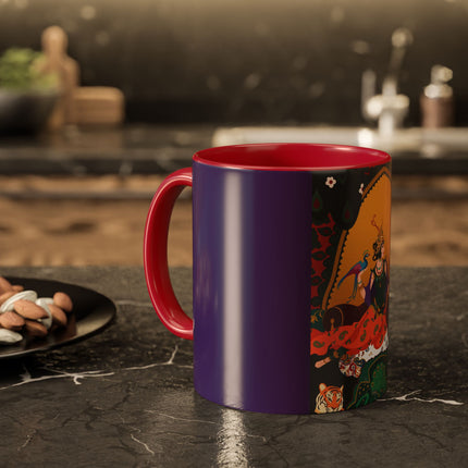 The Jewel Pavilion Colorful Mug (11oz, 15oz) – Royal Elegance, Peacock Beauty & Jewel-Toned Splendor